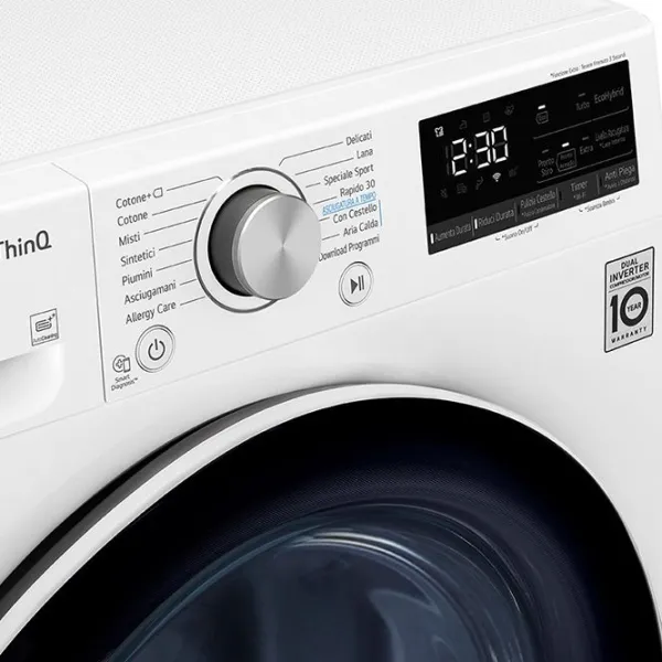 Mașină de uscat rufe LG RH80V3AV6N 8 kg/ White photo 9