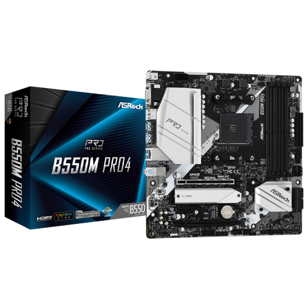 Материнская плата ASRock B550M PRO4 mATX/ AMD B550M photo 5