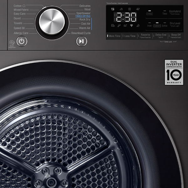 Сушильная машина LG RC90V9JV2Q 9 кг/ Серый photo 11