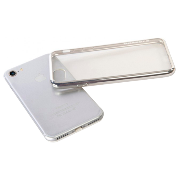 Чехол для смартфона Apple iPhone 7 Tucano/ Back/ TPU/ Серебристый Прозрачный photo 2