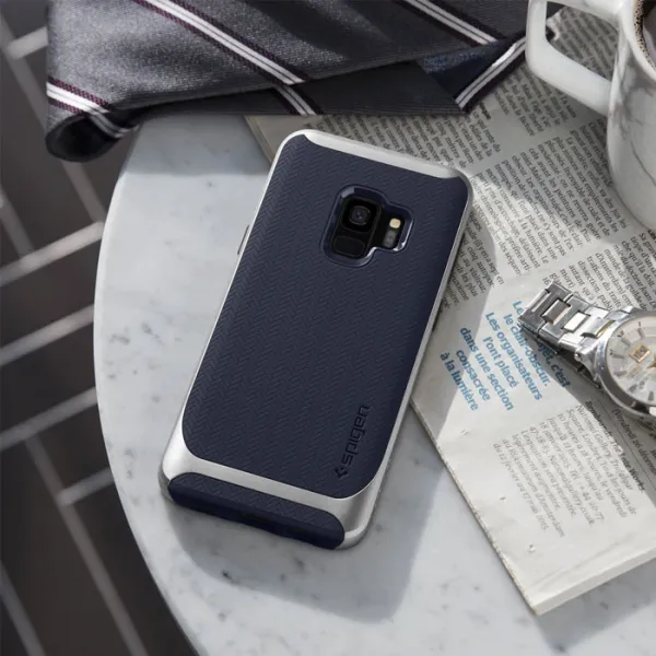 Husă pentru smartphone Samsung Galaxy S9 Spigen/ Back/ TPU/ PC/ Silver Blue photo 5 Husă pentru smartphone Samsung Galaxy S9 Spigen/ Back/ TPU/ PC/ Silver Blue photo 5