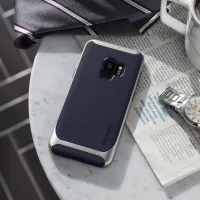 Husă pentru smartphone Samsung Galaxy S9 Spigen/ Back/ TPU/ PC/ Silver Blue photo 5