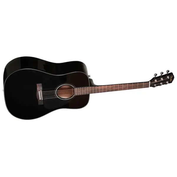 Chitară acustică Fender CD-60 V3 4/ 4, Dreadnought, Black photo 3