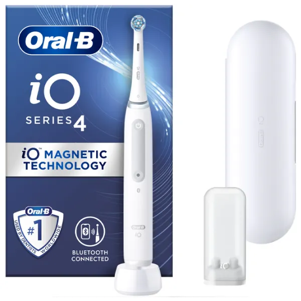 Periuță de dinți electrică Braun iO4 Pulsatila/ White photo 4