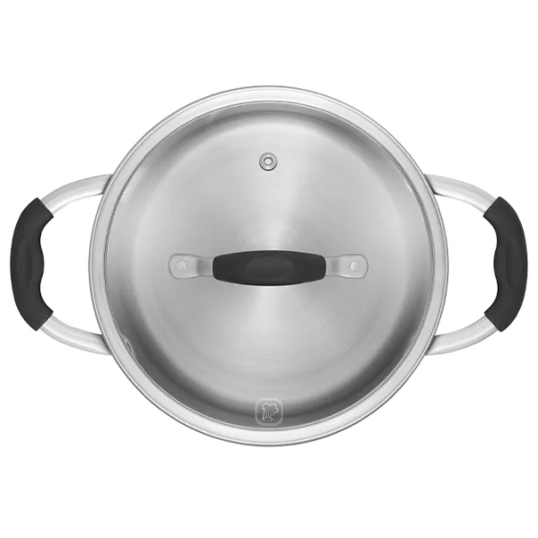 Кастрюля Rondell RDS-010 3.9 л Нержавеющая сталь/ Черный photo 3