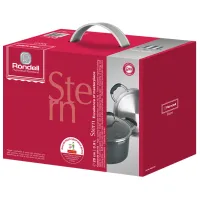 Кастрюля Rondell RDS-010 3.9 л Нержавеющая сталь/ Черный photo 5