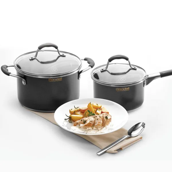 Кастрюля Rondell RDS-010 3.9 л Нержавеющая сталь/ Черный photo 6