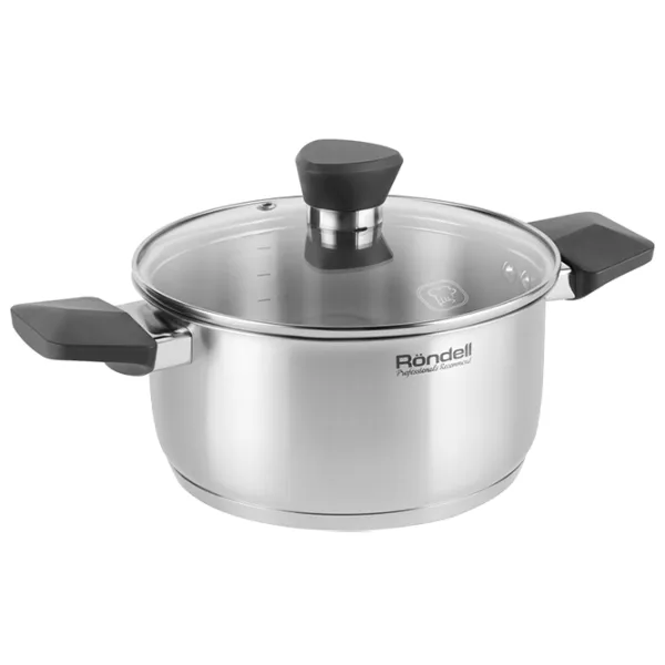 Кастрюля Rondell RDS-715 4.8 л Нержавеющая сталь/ Стальной photo 2