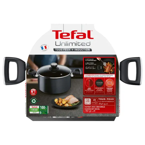 Кастрюля Tefal G2554672 5 л Алюминий/ Черный photo 5