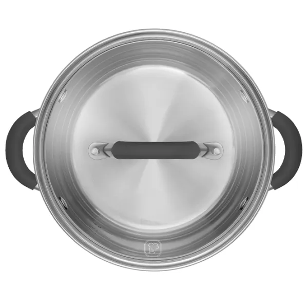 Кастрюля Rondell RDS-025 5.7 л Нержавеющая сталь/ Стальной photo 2