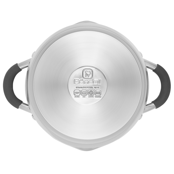 Кастрюля Rondell RDS-025 5.7 л Нержавеющая сталь/ Стальной photo 3