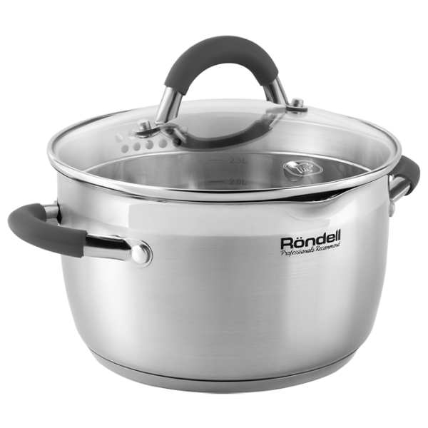 Кастрюля Rondell RDS-025 5.7 л Нержавеющая сталь/ Стальной photo 5