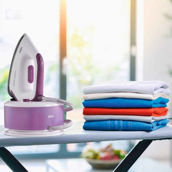 Fier de călcat Braun CareStyle Compact IS2144VI Cu generator de aburi/ 2400 W/ Violet photo 5