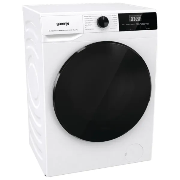 Mașină de spălat cu uscător Gorenje WD2A964ADS/PL 9 kg / 1400 rpm / White photo 3