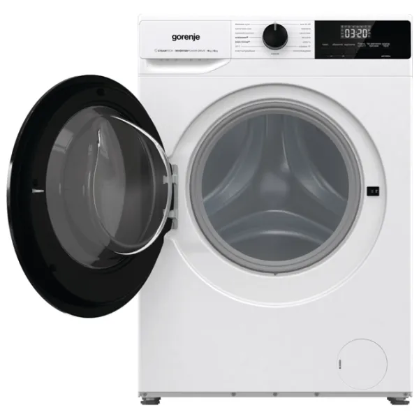 Mașină de spălat cu uscător Gorenje WD2A964ADS/PL 9 kg / 1400 rpm / White photo 6