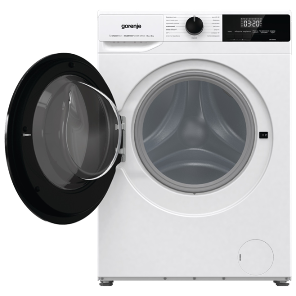 Mașină de spălat cu uscător Gorenje WD2A964ADS/PL 9 kg / 1400 rpm / White photo 6