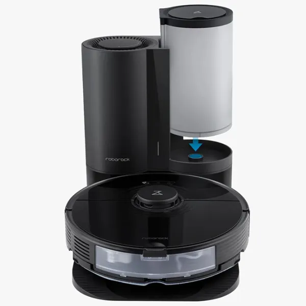 Stație de încărcare și curățare aspirator Roborock S7 Auto-Empty Dock Plastic/ Black photo 2