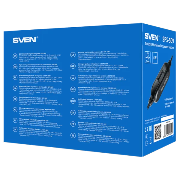 Sistem audio Sven SPS-509 6 W/ Black photo 5