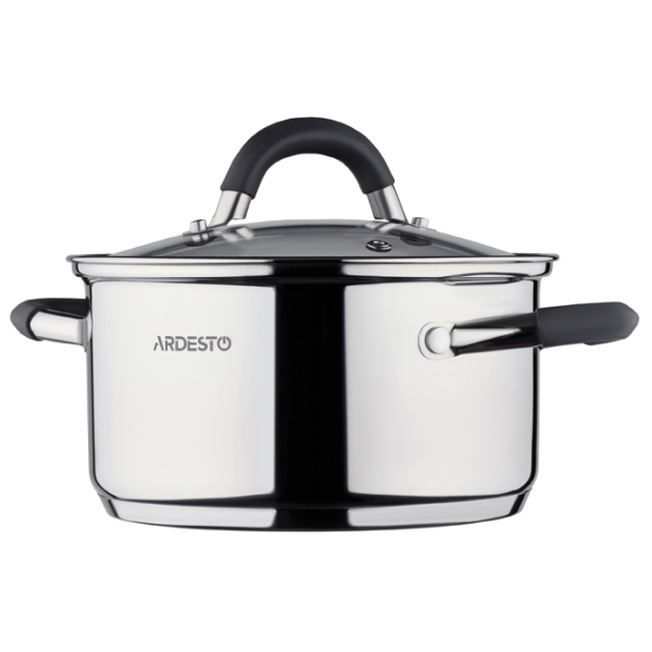 Набор кастрюль Ardesto AR1908SC 1.6/ 2.3/ 3.4/ 4.4 см Нержавеющая сталь/ Стальной photo 3