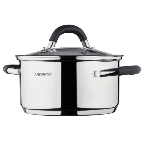Набор кастрюль Ardesto AR1908SC 1.6/ 2.3/ 3.4/ 4.4 см Нержавеющая сталь/ Стальной photo 4