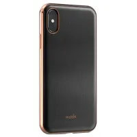 Чехол для смартфона Apple iPhone X Moshi/ Back/ PP/ Золотой Черный photo 2