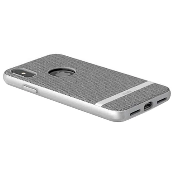 Husă pentru smartphone Apple iPhone X/ XS Moshi/ Back/ TPU/ Silver Gray photo 3 Husă pentru smartphone Apple iPhone X/ XS Moshi/ Back/ TPU/ Silver Gray photo 3