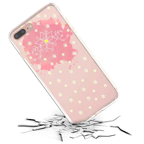 Чехол для смартфона Apple iPhone X/ XS CRAVE/ Back/ TPU/ Flowers Прозрачный photo 2