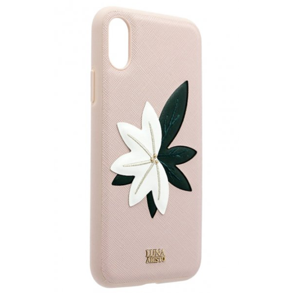 Husă pentru smartphone Apple iPhone X/ XS Luna Aristo/ Back/ Piele/ White Pink photo 2 Husă pentru smartphone Apple iPhone X/ XS Luna Aristo/ Back/ Piele/ White Pink photo 2