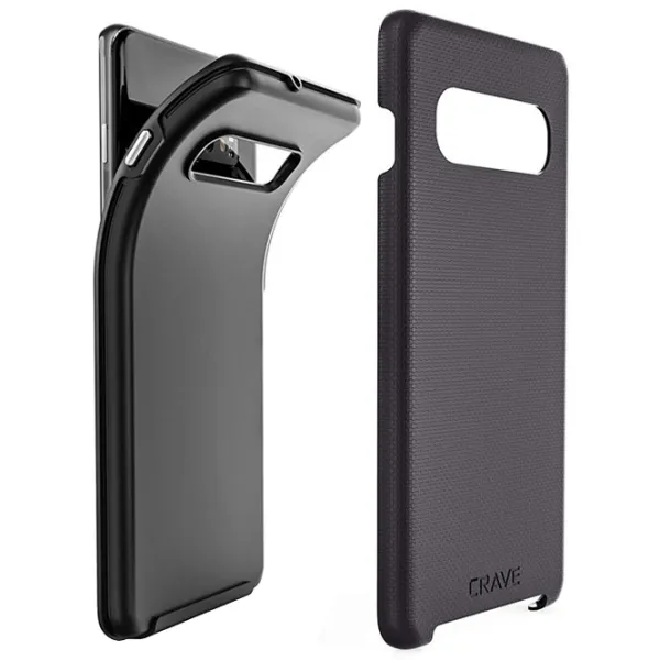 Чехол для смартфона Samsung Galaxy S10+ CRAVE/ Back/ Поликарбонат/ Черный photo 4