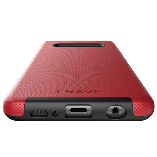 Чехол для смартфона Samsung Galaxy S10+ CRAVE/ Back/ Поликарбонат/ Черный Красный photo 3