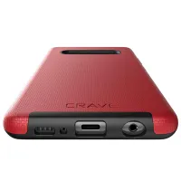 Чехол для смартфона Samsung Galaxy S10+ CRAVE/ Back/ Поликарбонат/ Черный Красный photo 3