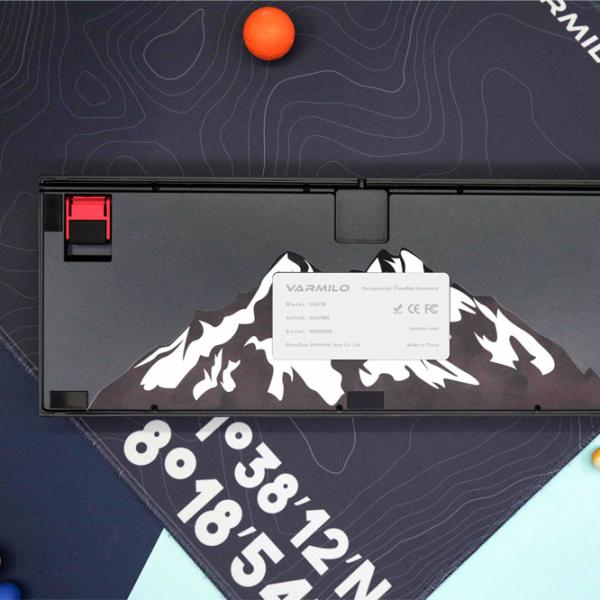 Tastatură Varmilo VA87M Summit R2 EC Rose V2 Cu fir/ Blue photo 5