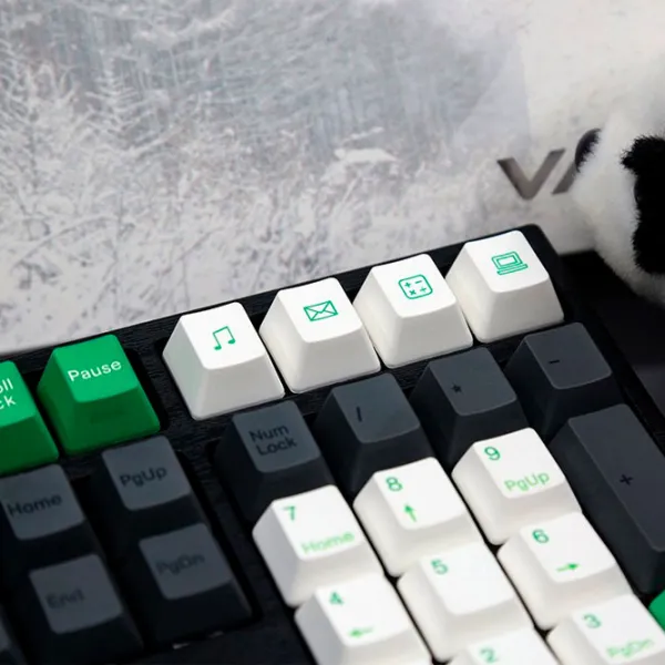 Tastatură Varmilo MA108M V2 Panda R2 EC Rose V2 Cu fir/ Black photo 5