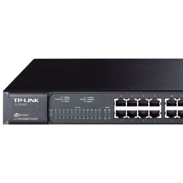Switch TP-Link TL-SL3428 Черный photo 4