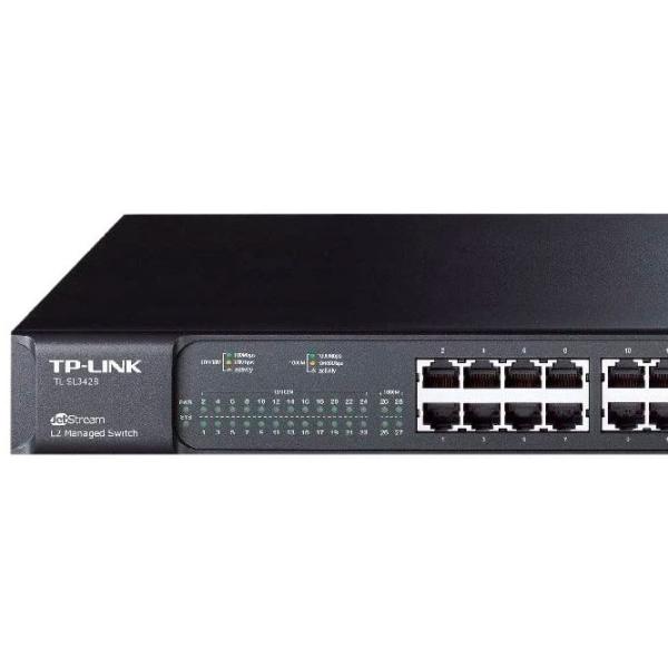 Switch TP-Link TL-SL3428 Черный photo 4