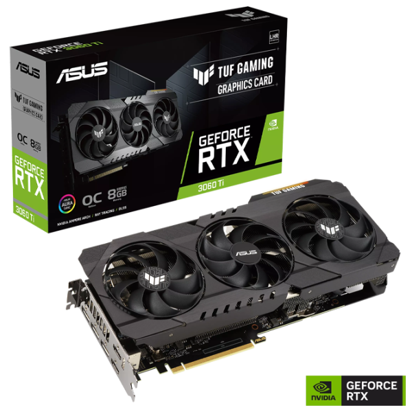 Placă video Asus GeForce RTX 3060 Ti TUF GAMING PCI Express x16 4.0 / 8 GB photo 9 Placă video Asus GeForce RTX 3060 Ti TUF GAMING PCI Express x16 4.0 / 8 GB photo 9