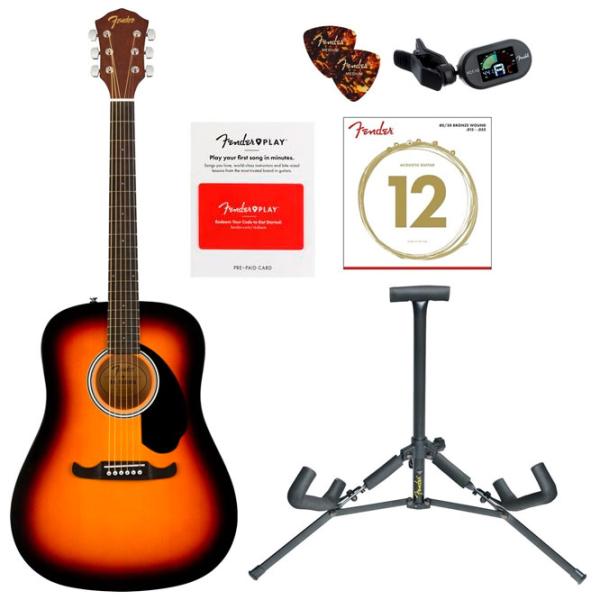 Chitară acustică Fender FA-125 4/ 4, Dreadnought, Sunburst photo 6