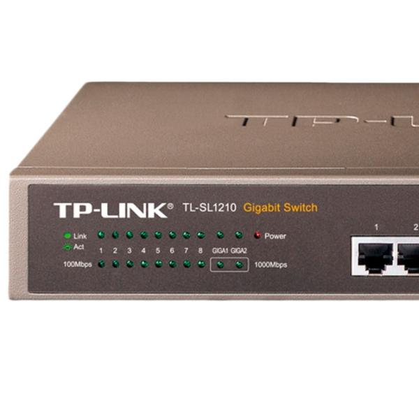 Switch TP-Link TL-SL1210 Gray photo 5 Switch TP-Link TL-SL1210 Gray photo 5