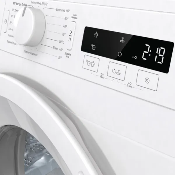 Стиральная машина Gorenje W2NPI62SB/UA 6 кг / 1200 об/мин / Белый photo 7 Стиральная машина Gorenje W2NPI62SB/UA 6 кг / 1200 об/мин / Белый photo 7