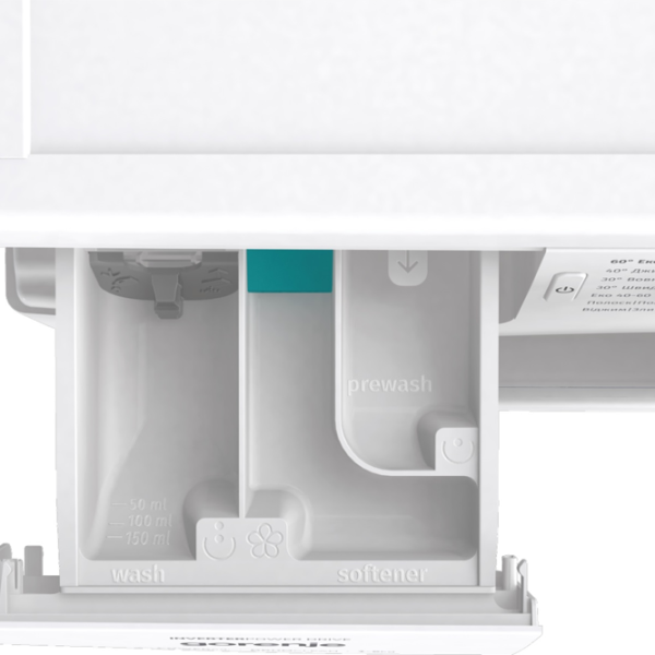 Стиральная машина Gorenje W2NPI62SB/UA 6 кг / 1200 об/мин / Белый photo 8 Стиральная машина Gorenje W2NPI62SB/UA 6 кг / 1200 об/мин / Белый photo 8