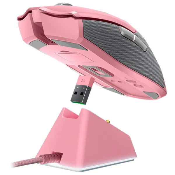 Mouse Razer Viper Ultimate + Mouse Dock USB/ Pink photo 5