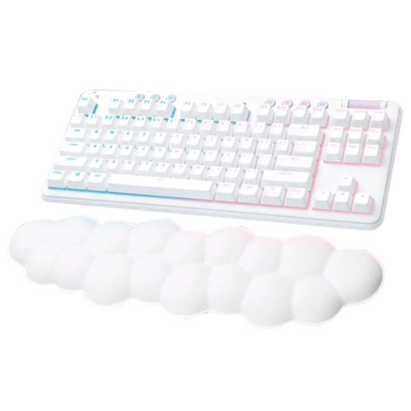 Tastatură Logitech G715 Linear Fără fir/ White photo 3