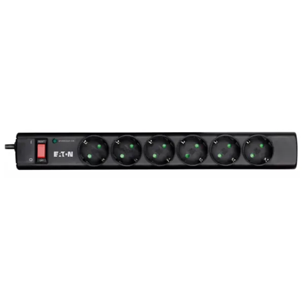 Удлинитель Eaton Strip 6 1 м Черный photo 2 Удлинитель Eaton Strip 6 1 м Черный photo 2