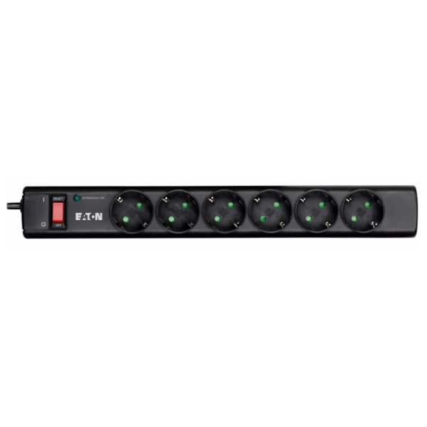 Удлинитель Eaton Strip 6 1 м Черный photo 2 Удлинитель Eaton Strip 6 1 м Черный photo 2