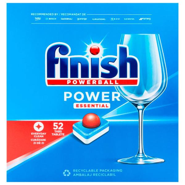 Capsule FINISH Power ESS 52 tab comprimate / pentru îndepartarea murdăriei photo 2