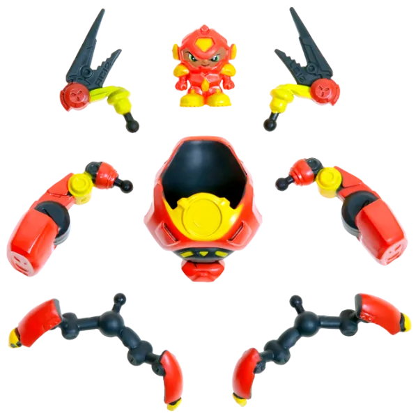 Набор сюрпризов с роботом и слизью Ready2Robot Series 1 Красный photo 3 Набор сюрпризов с роботом и слизью Ready2Robot Series 1 Красный photo 3