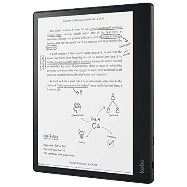 Carte electronică Kobo Elipsa e-Book Reader Pack 10.3"/ E-Ink Carta/ 32 GB/ Black photo 2