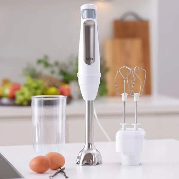 Ручной блендер Braun MQ7005B 1000 Вт / Белый photo 7