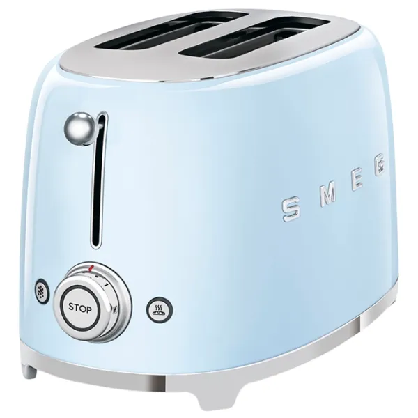 Toster Smeg TSF01PBEU Mecanic/ 950 W/ Light Blue photo 2