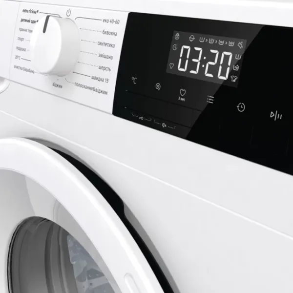 Mașină de spălat Gorenje WNHPI 72 SCSIRV/UA 7 kg / 1200 rpm / White photo 8 Mașină de spălat Gorenje WNHPI 72 SCSIRV/UA 7 kg / 1200 rpm / White photo 8